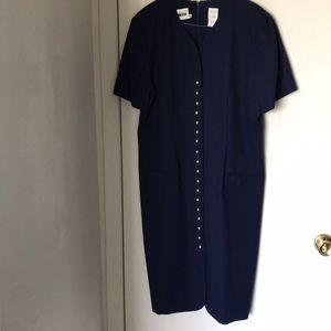 Vintage Leslie Fay dress 14 polyester/rayon